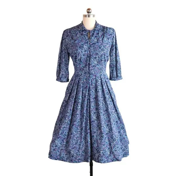 Vintage | Dresses | Vintage 5s Floral Paisley Shirt Dress M Full Skirt Midi Rockabilly 950s Vtg | Poshmark Vintage | Dresses | Vintage 5s Floral Paisley Shirt Dress M Full Skirt Midi Rockabilly 950s Vtg | Poshmark